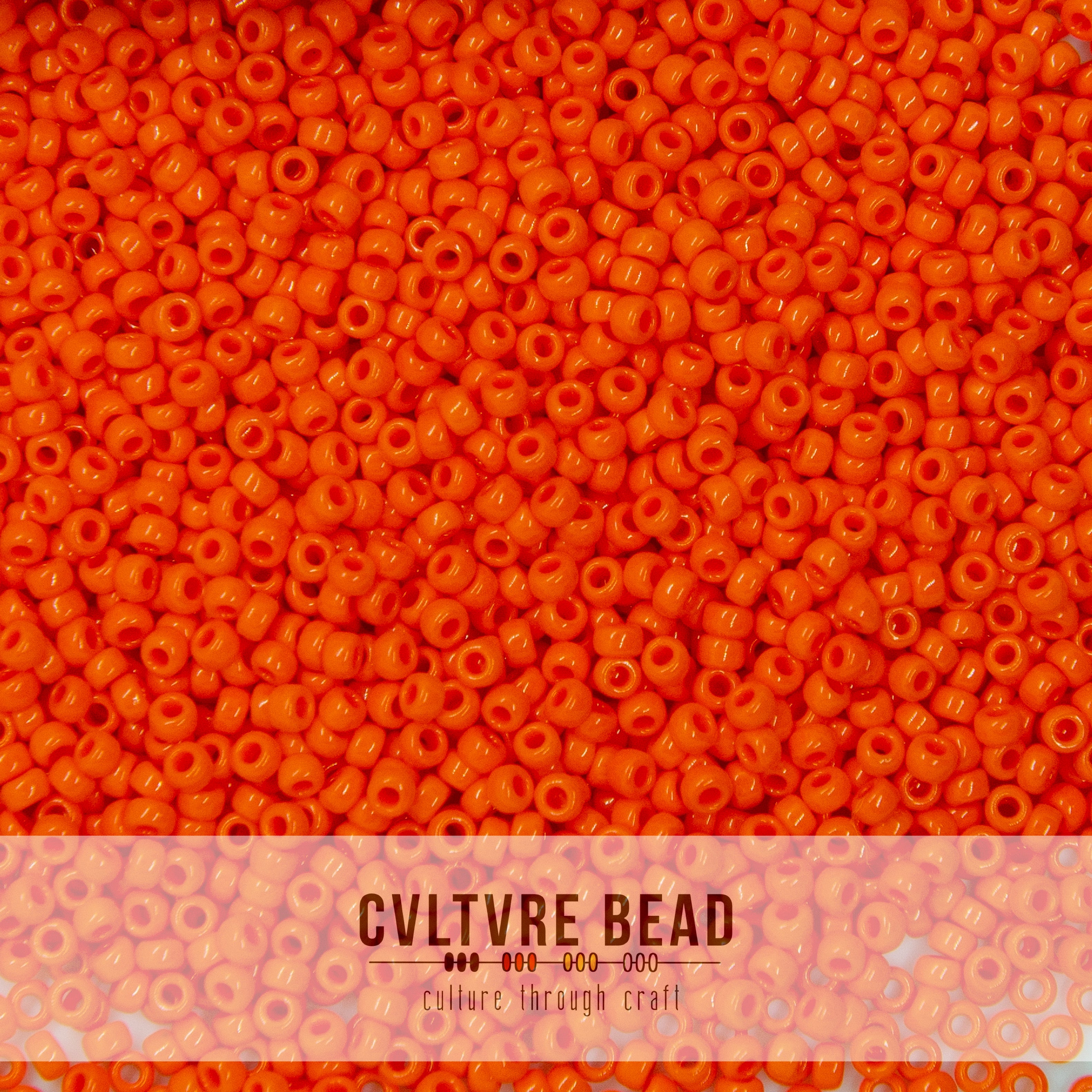 11/0 Opaque Orange - 23g - Miyuki Seed Bead